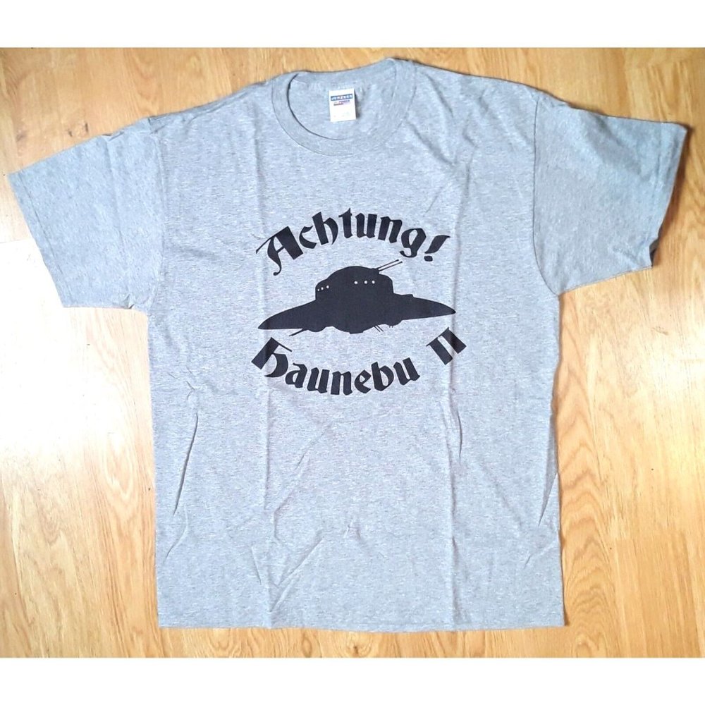 Achtung! Haunebu II - Attention! UFO T-Shirt Squadron Products Size Large